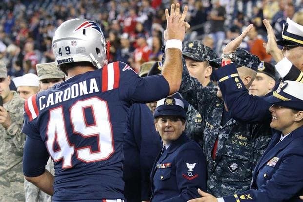 New England Patriots LS Joe Cardona